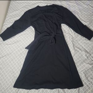 Express Black V Neck Dress